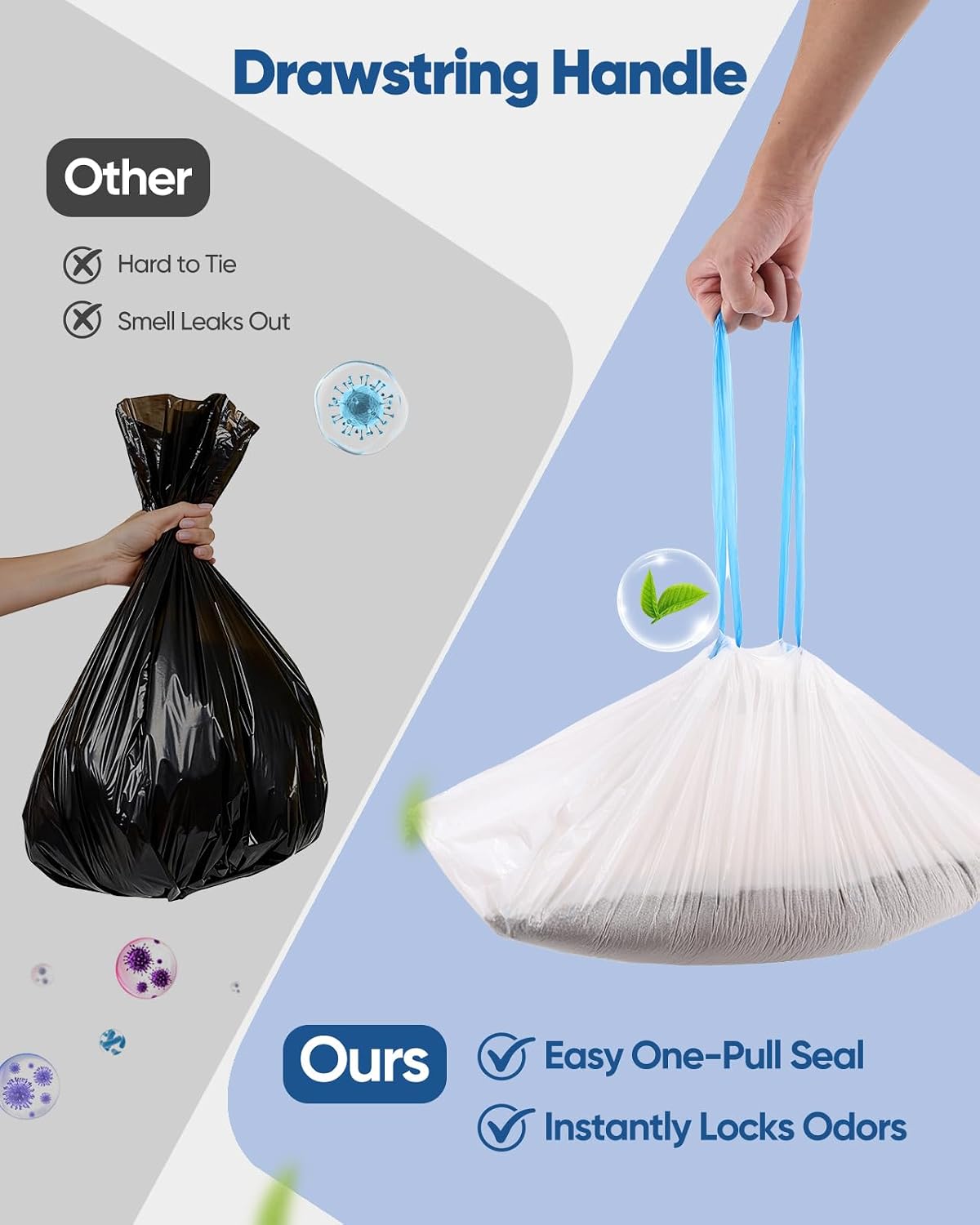 66 Count 26"x11.8" Cat Litter Box Bags Liners for Automatic Cat Litter Box