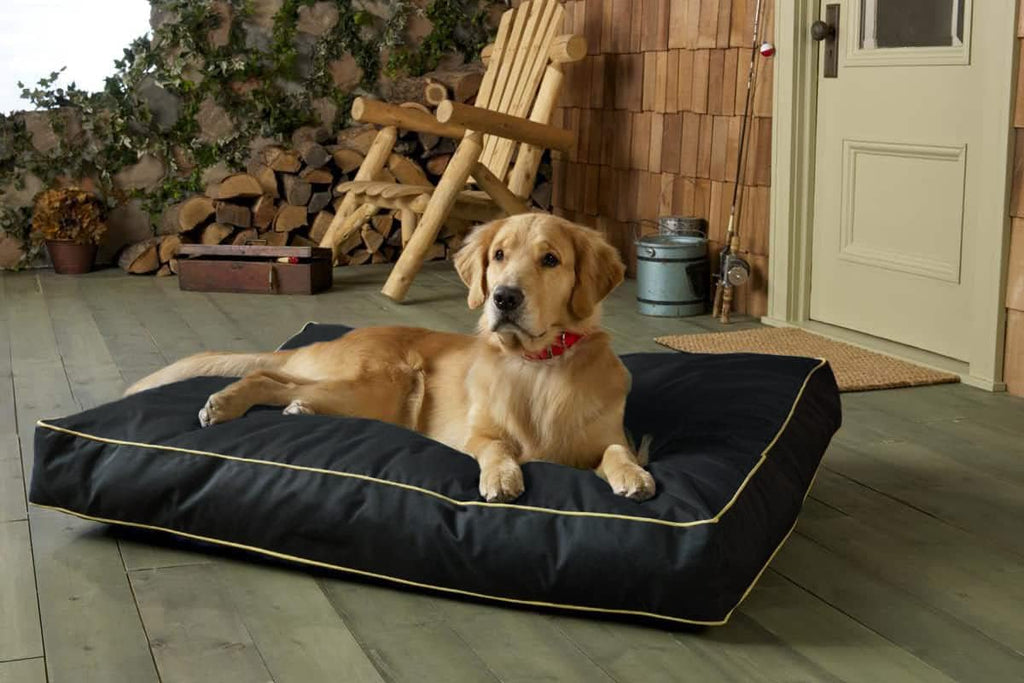 Zip UP Dog Bed Cover,DIY Waterproof Dog Bed Cover,44"Lx32"Wx4"Th,Cover Only