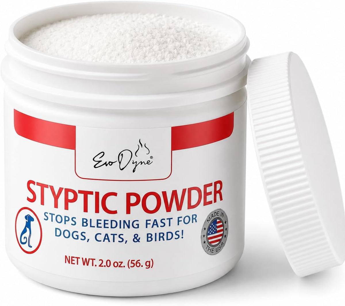 Styptic Powder 2 oz for Dogs, Cats & Birds