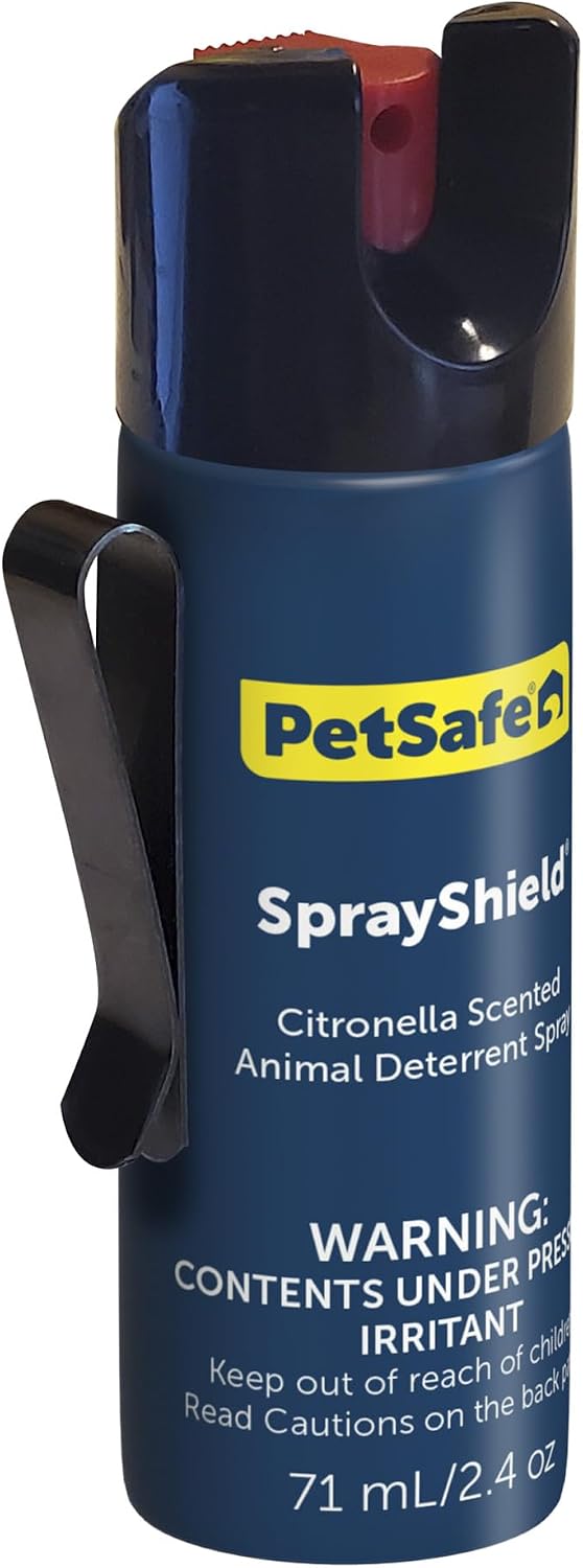 PetSafe SprayShield Animal Deterrent Spray with Clip, 2.1 oz