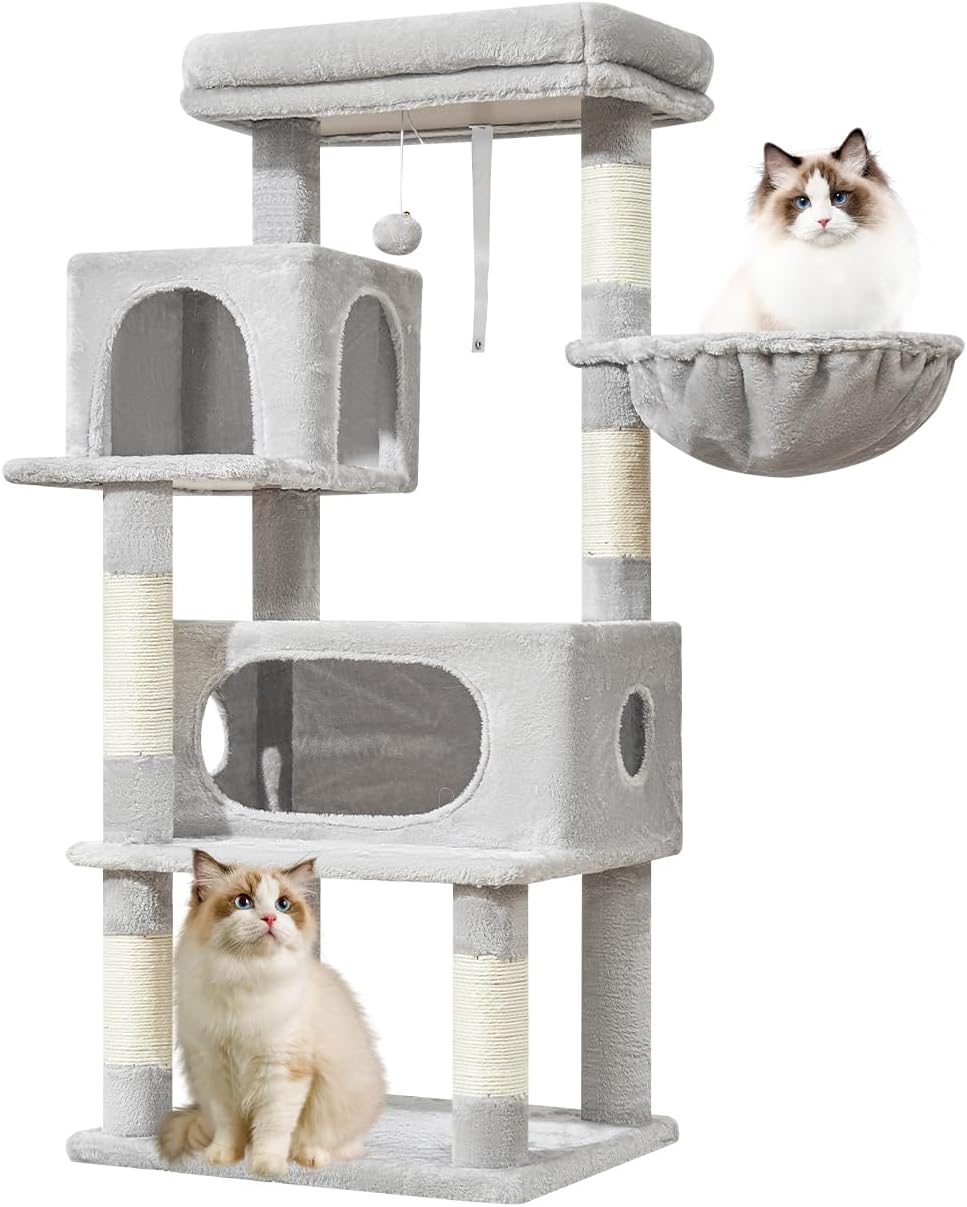 Taoqimiao Cat Tree, 38.5In Cat Tower for Indoor Cats, Suitable for Kittens