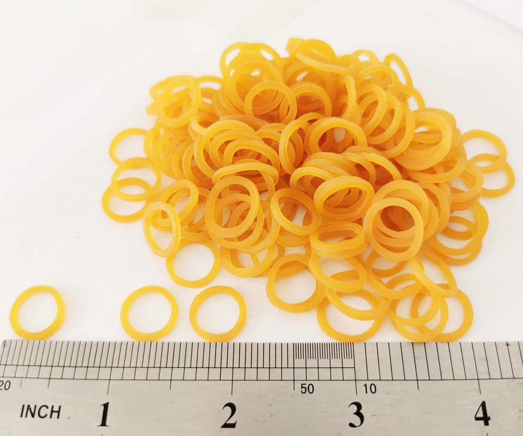 PET SHOW 1000pcs 10MM Dia. 100G/Pack Bulk Dog Rubber Bands for Hair Grooming DIY Hair Bows Top Knots for Puppies Cats Fa