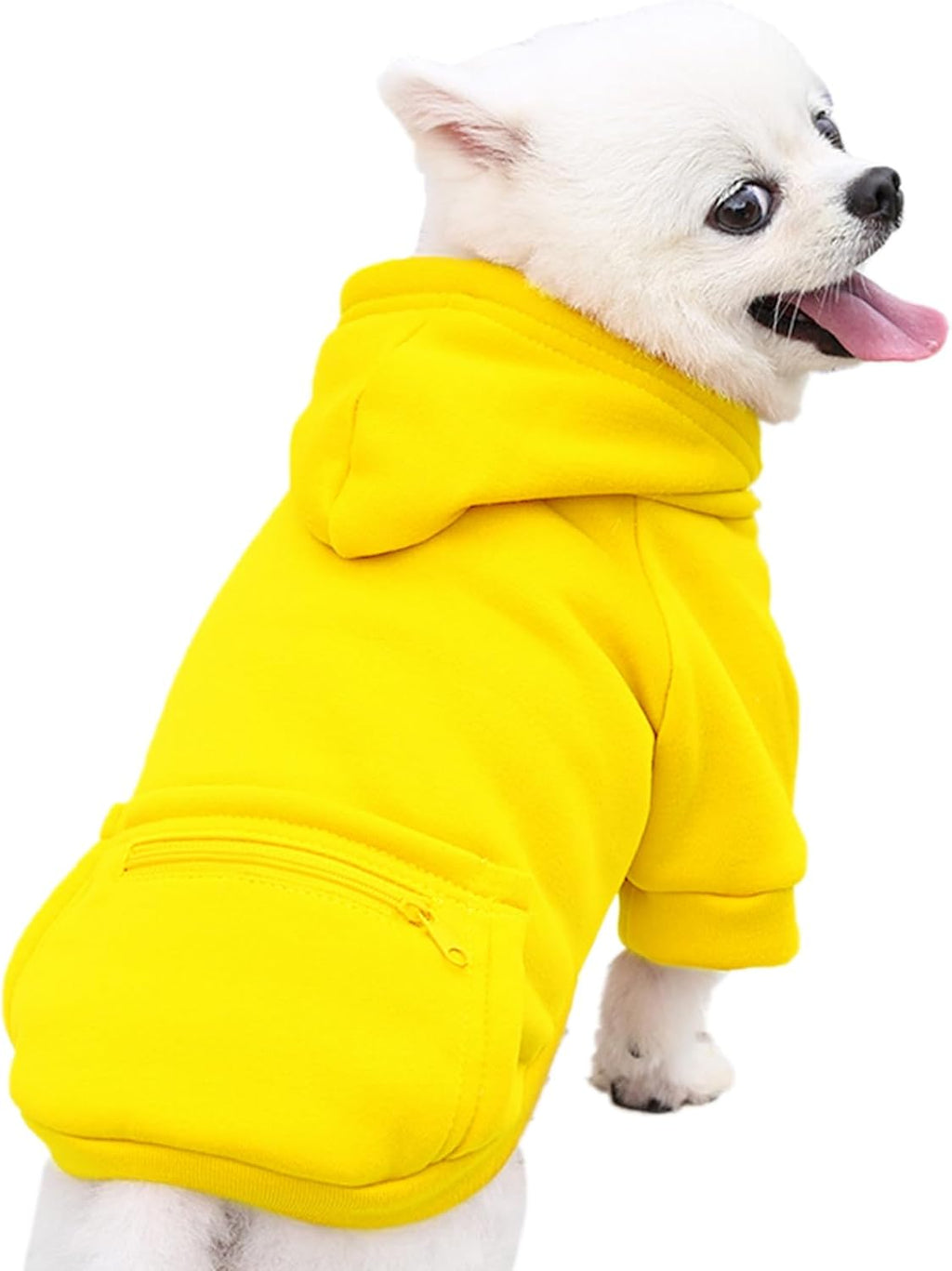 Pet Dog Cold Weather Coat with Pocket Winter Dog Hoodie Warm Puppy Clothes for Small Dogs Chihuahua Clothing (Medium, Y0