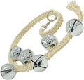 Dog Hanging Doorbells| 6 Extra Loud Dog Potty Training Bells| Adjustable Durable Braided Rope Door Bell for Dogs to Ring