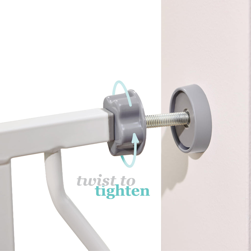 Regalo Safety 29"-38.5" Easy Step Baby Gate, Bottom of Stairs & Doorways