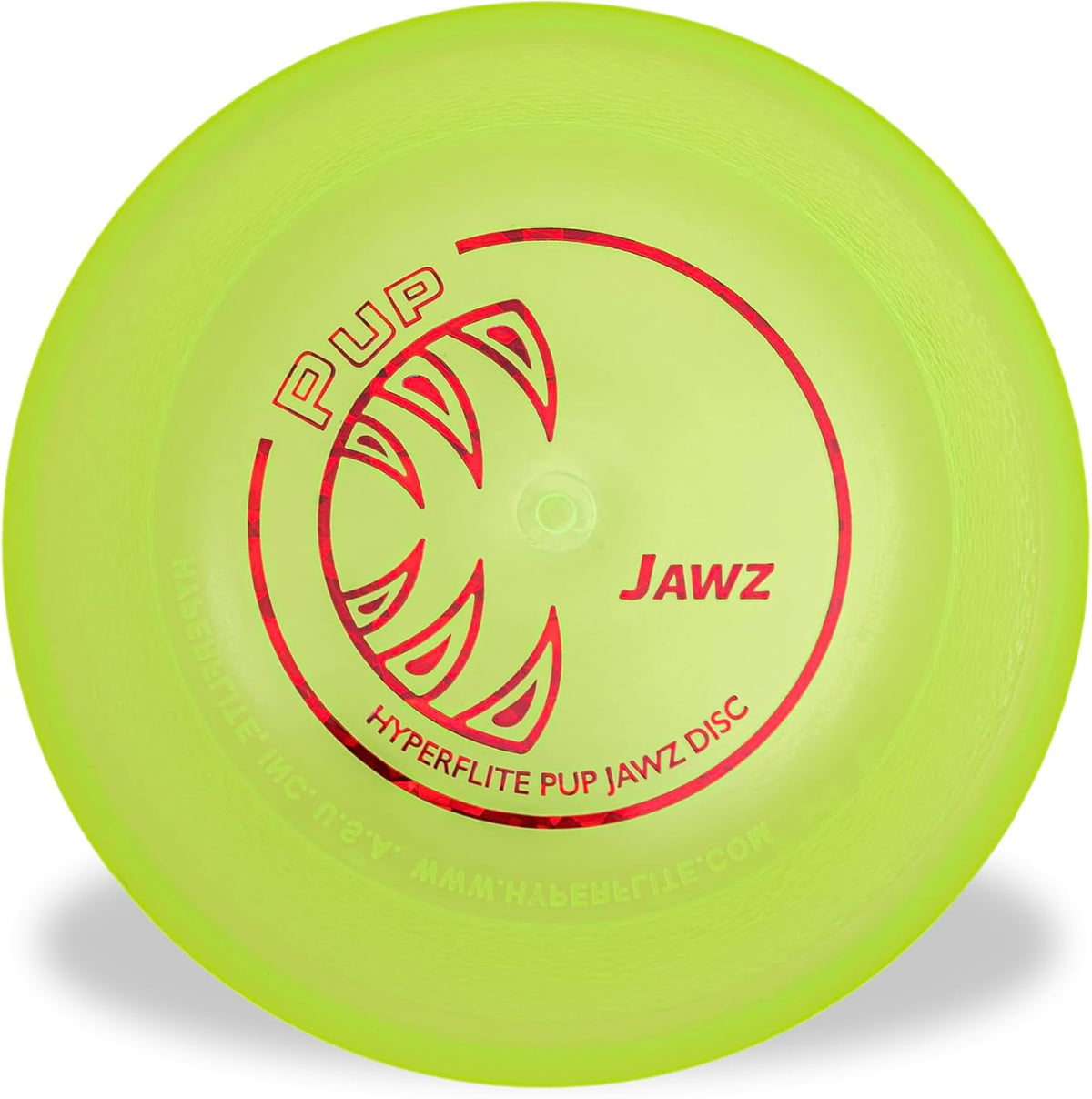 Hyperflite Pup Jawz Puncture Resistant Dog Flying Disc, Small Dogs