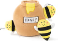 ZippyPaws Burrow Interactive Dog & Puppy Toys for Boredom - Honey Pot