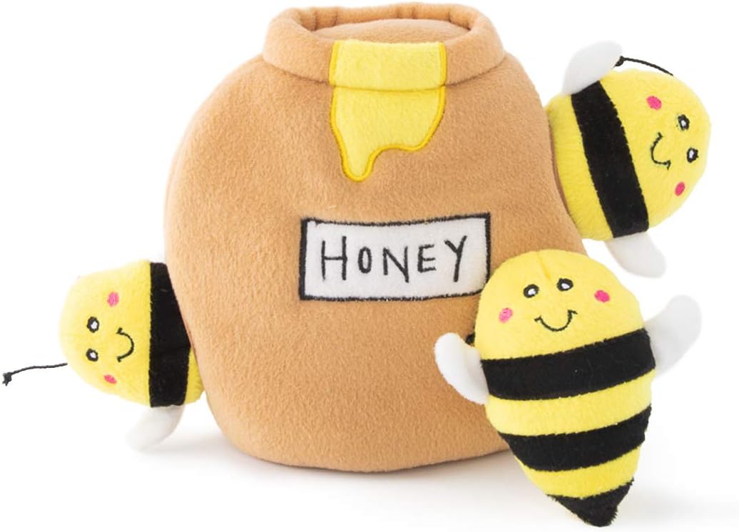 ZippyPaws Burrow Interactive Dog & Puppy Toys for Boredom - Honey Pot