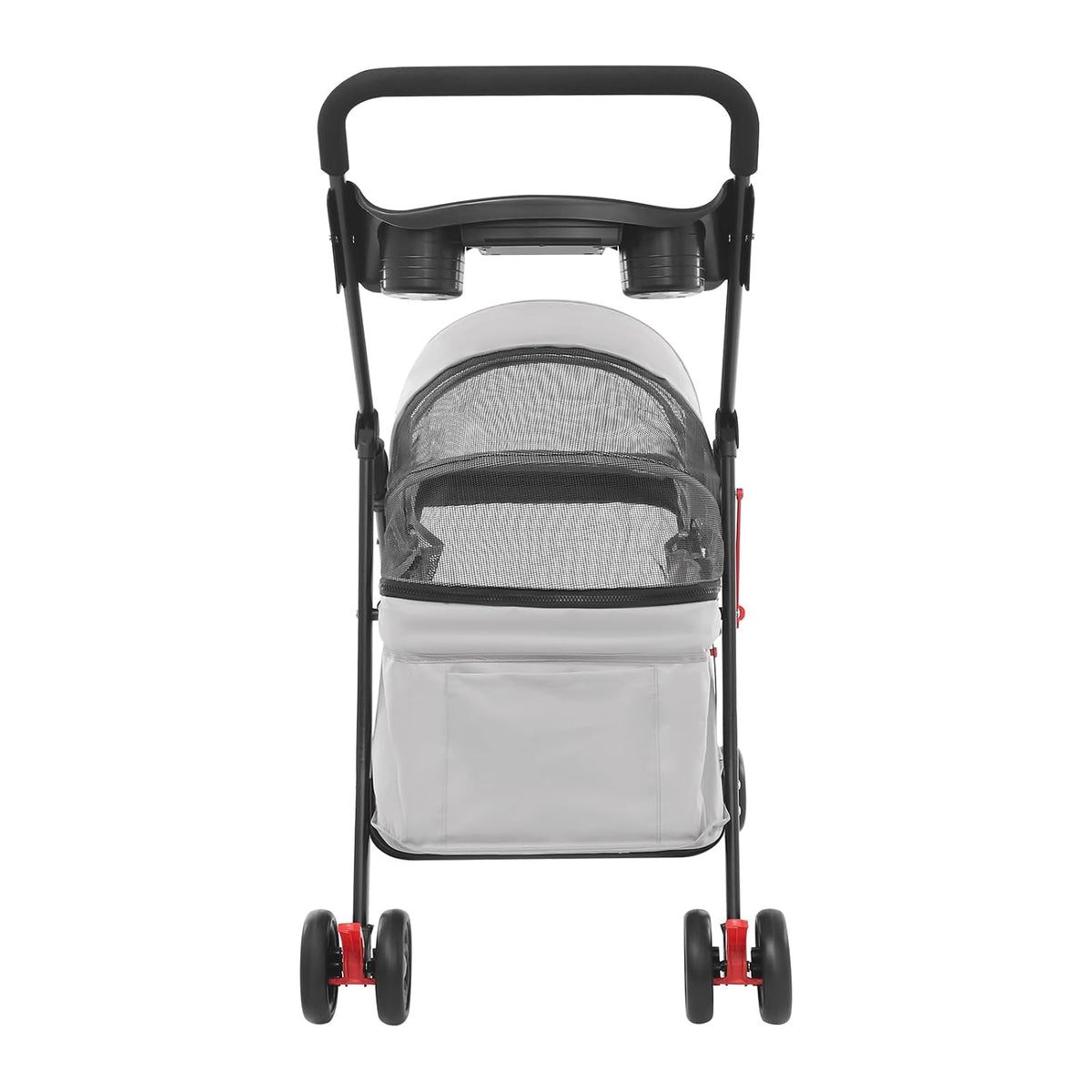 Foldable Pet Stroller, Max Load 40 Lbs for Small Medium Dogs and Cats