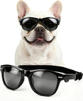 Dog Sunglasses for Medium Dogs, UV Protection Medium Dog Glasses Outdoors Riding Driving, Pet Aviator Sun Glasses Photos