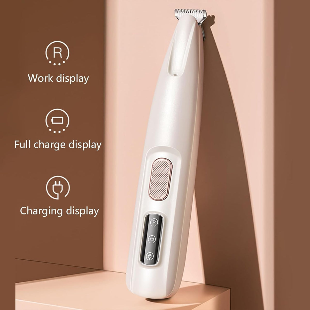Calmclippers for Cats, Paw Trimmer, Pet Micro Precision Trimmer, Electric Dog Trimmer, Rechargeable Hair Shaver with LED
