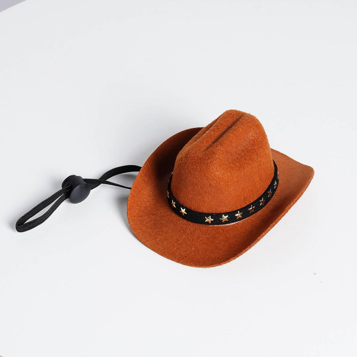 choyaxo Pet Cowboy Costume Cosplay Cap Halloween Costumes for Dogs Cat Pet Party Decoration Mini Cowboy Hat (Brown, Smal