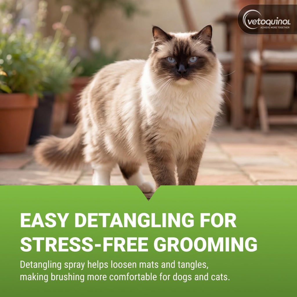 Vetoquinol Groom Aid Spray, for Grooming Cats & Dogs, Fresh Scent, 7.3 oz