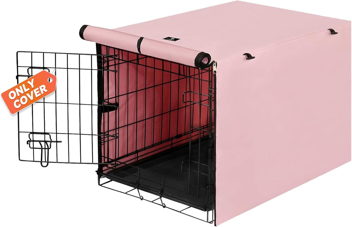 X-ZONE PET Dog Crate Cover Waterproof Kennel Cover, 30 in Beige