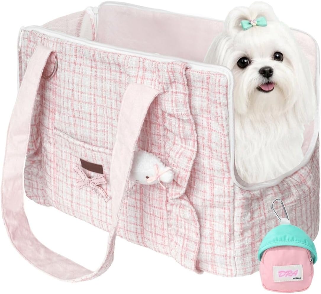 Dog Purse Carrier for Small Dogs and Cats, Dog Tote Bag Puppy Purse