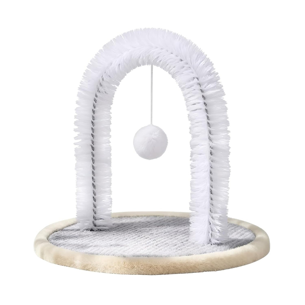 Cat Arch Self Groomer Brush, Beige