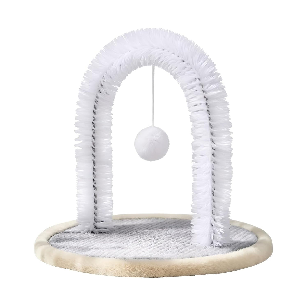 Cat Arch Self Groomer Brush, Beige