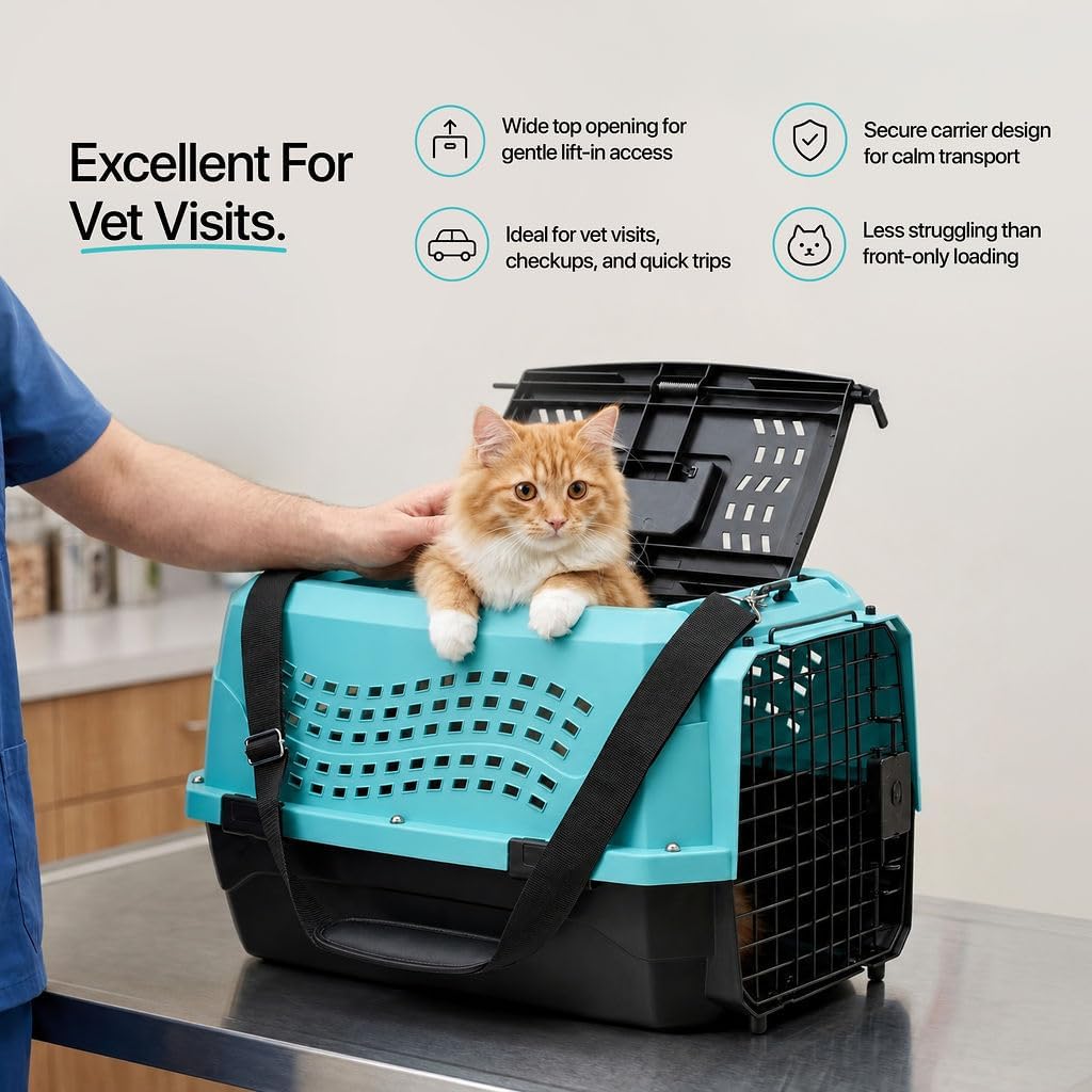 Cat Carrier, Pet Carrier, Cat Carriers Dog Carrier 2 Door