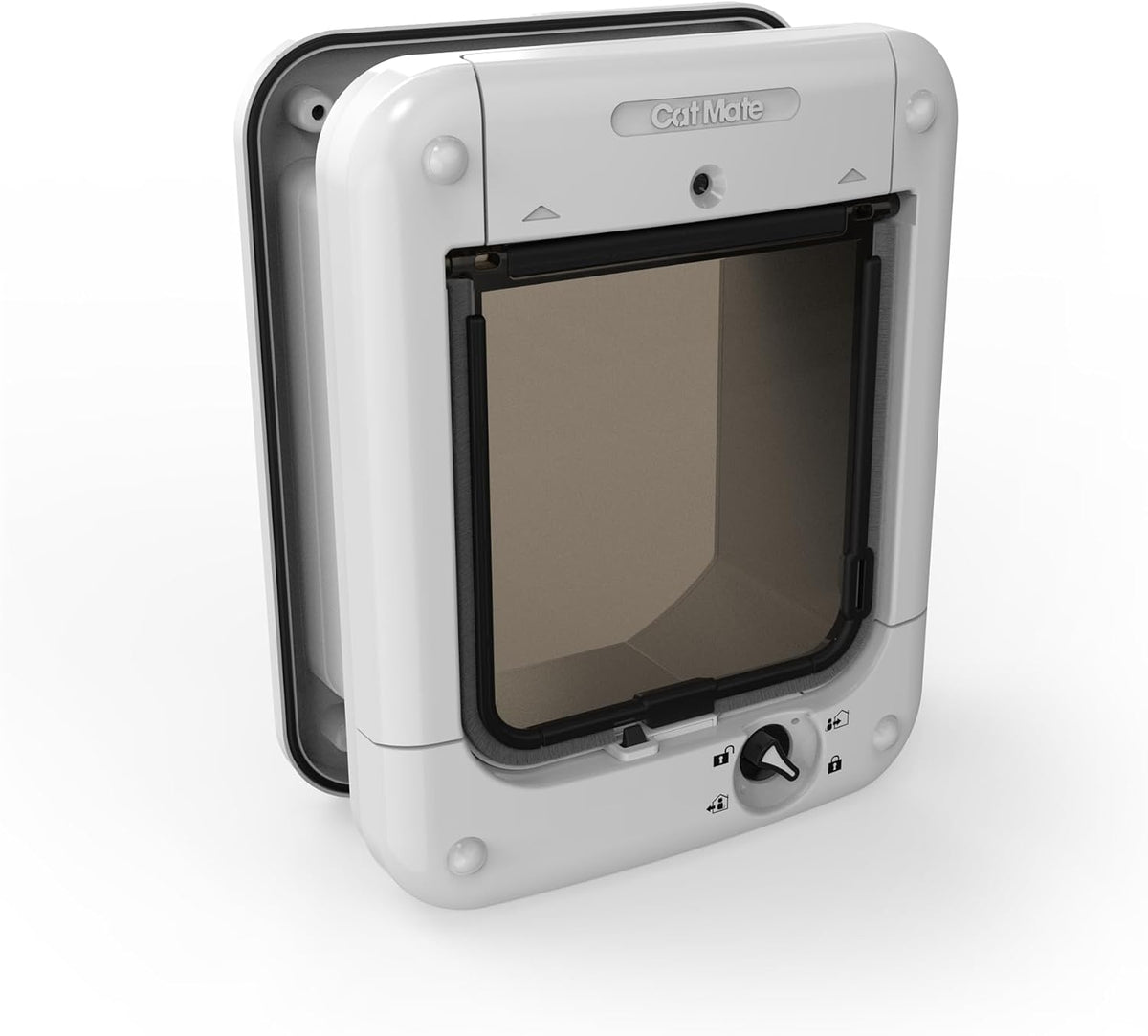 Cat Mate 360 Cat Flap for Cats, 4-Way Locking Pet Door, White