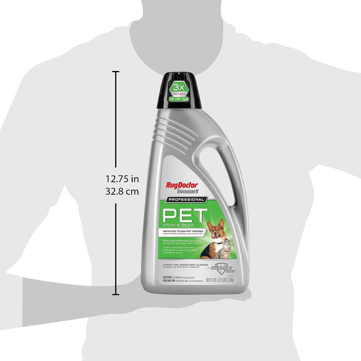 Rug Doctor by BISSELL Pet Deep Carpet Cleaner Solution 80 oz
