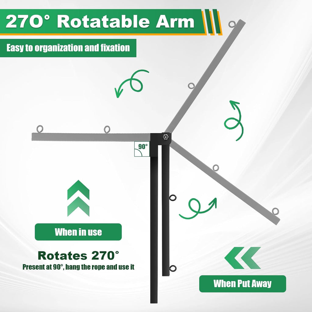 Dog Grooming arm with Restraint Loops, Adjustable Height(18.1"~30.7"),for Medium & Small Pets Bathing & Grooming