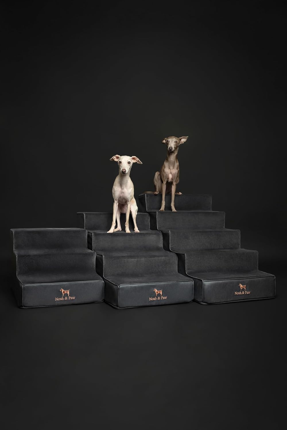 Dog Stairs for Large Dogs, Up to 150lb, Wide Dog Ramp for Bed