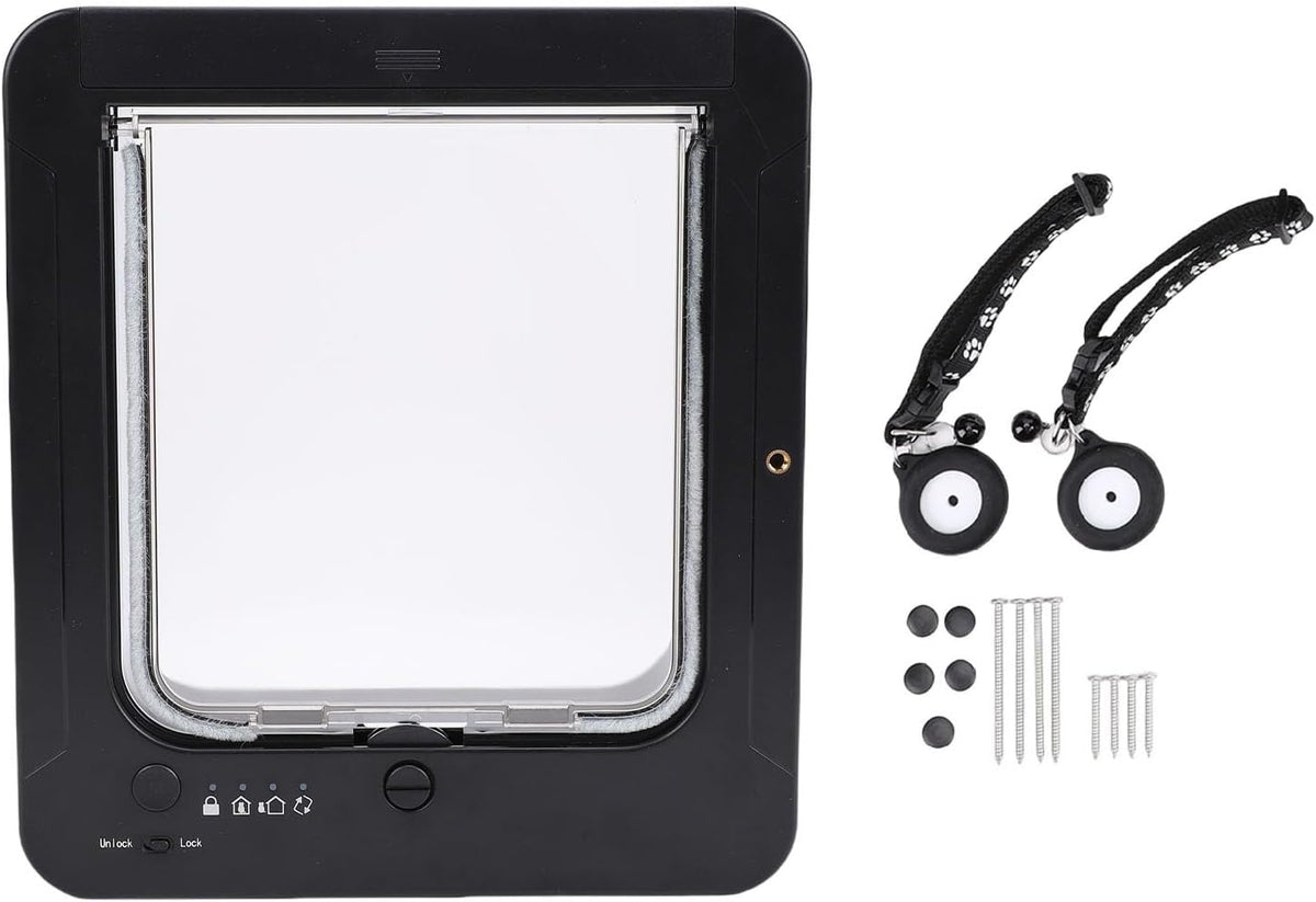 LICAEVEY Smart Cat Door Automatic Sensing with Collar Activated Pet Door