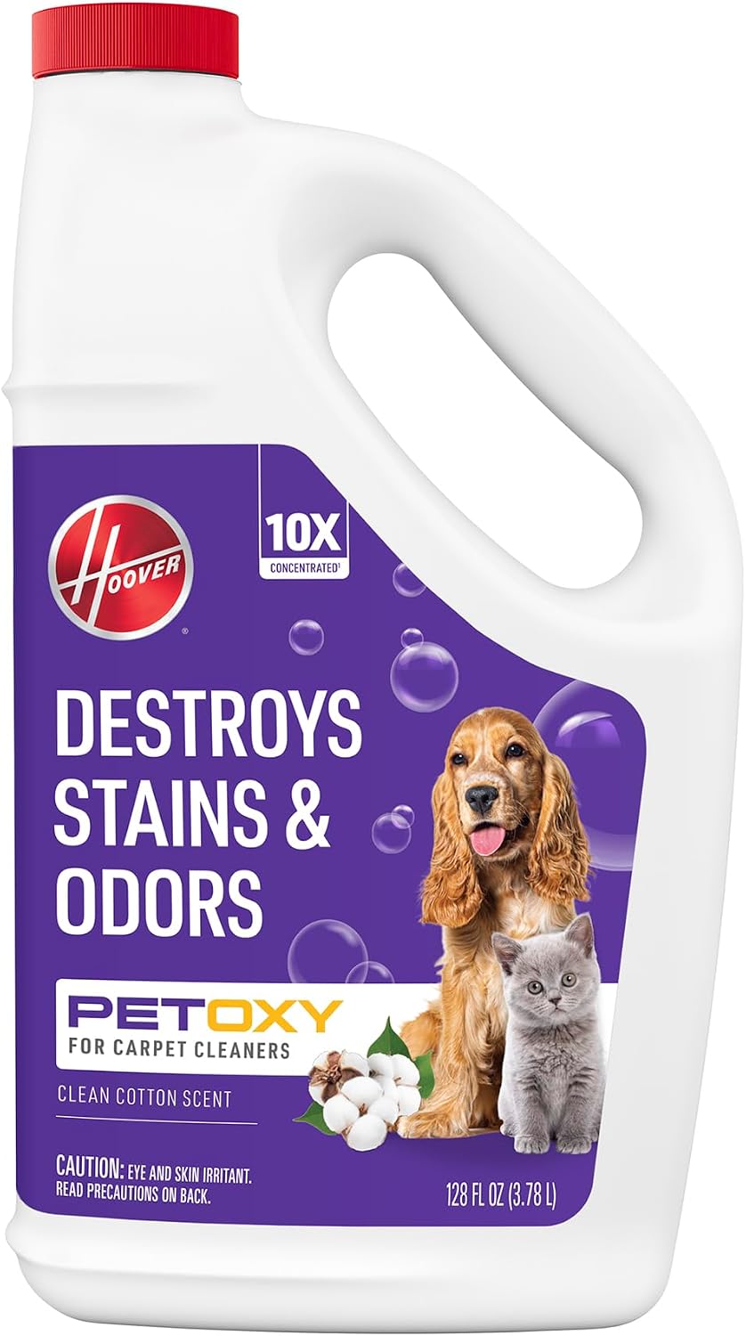 Hoover Oxy Pet Carpet Cleaner Solution, 50 oz., Ocean Breeze Scent