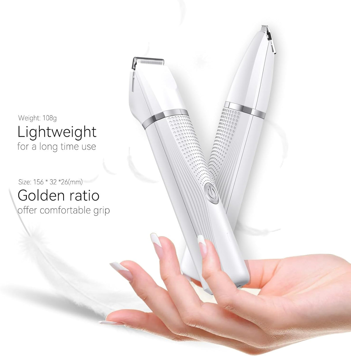 Cat Grooming Clippers Kit with Paw Trimmer, 3 in 1 Electric Pet Hair Trimmer Supplies for Thick Matted Hair, Heavy Coat 