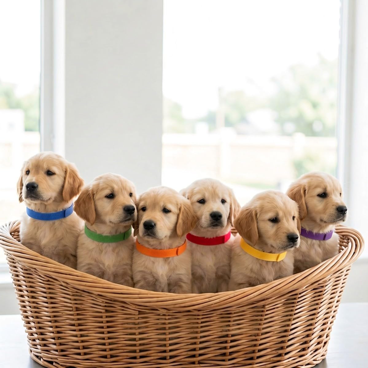 36pcs Adjustable Puppy Id Bands, Soft Neonate Collars