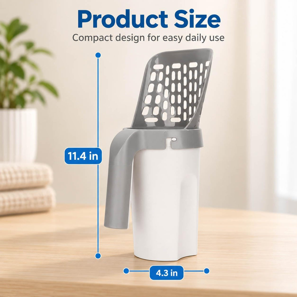 Cat Litter Scoop with Waste Container