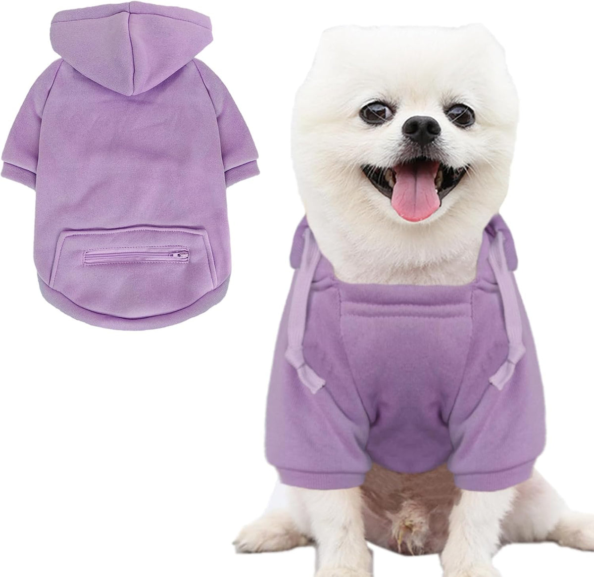 Pet Dog Cold Weather Coat with Pocket Winter Dog Hoodie Warm Puppy Clothes for Small Dogs Chihuahua Clothing (Medium, Y0