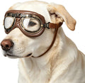 Retro Dog Aviator Sunglasses, Pet Goggles for Medium Large Dogs