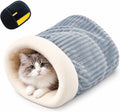 Cat Sleeping Bag for Indoor Cats with Pet Hair Removal Glove，# 10