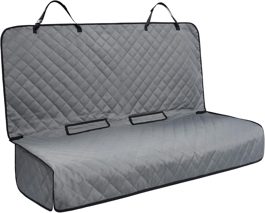VIEWPETS Bench Car Seat Cover Protector, Waterproof Heavy-Duty, Black