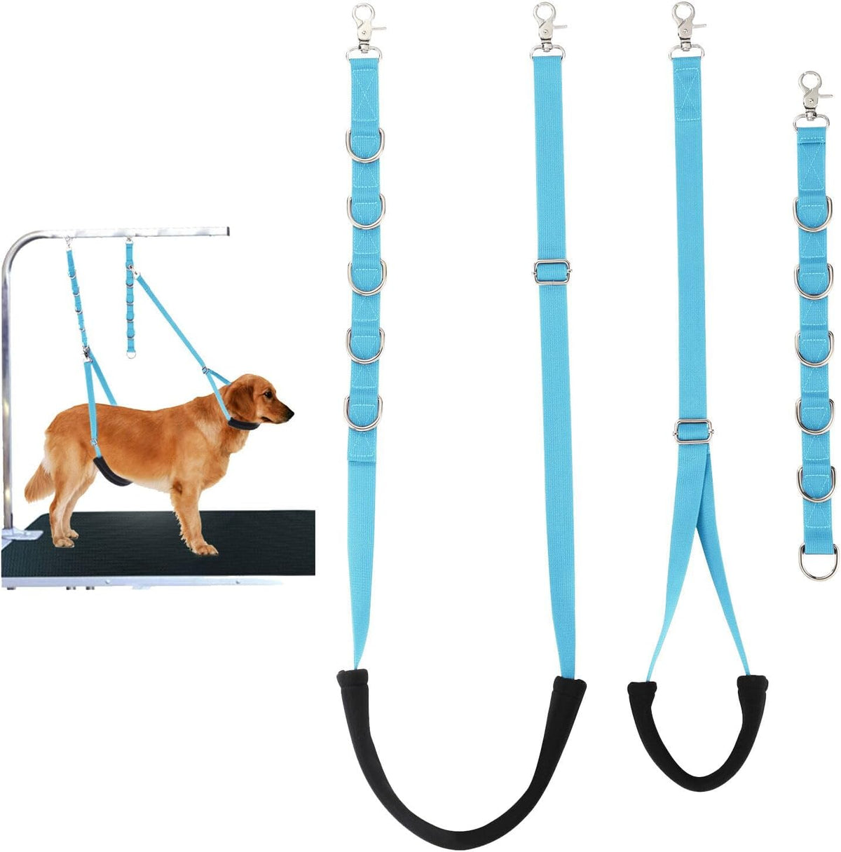 Dog Grooming Belly Band Pet Grooming Supplies 3 Sets Professional Dogs Belly Straps Pets Dogs Groomer Extension Strap Ta