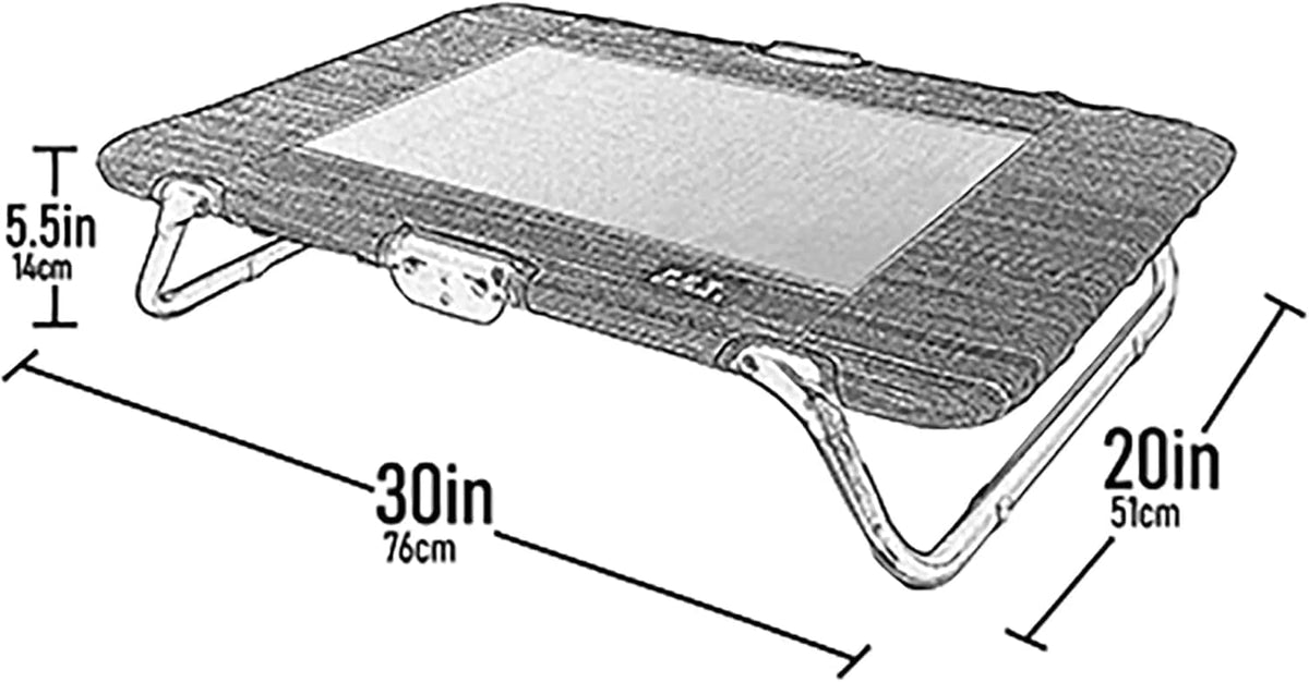 Pet Gear Lifestyle Pet Cot Elevated Bed, 30 Inch, Slate Blue