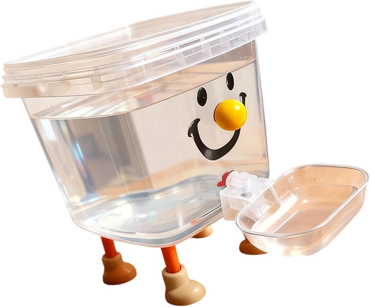 Cats Water Feeder Clear Reservoir Portable No Plug Bowl 3L 5L