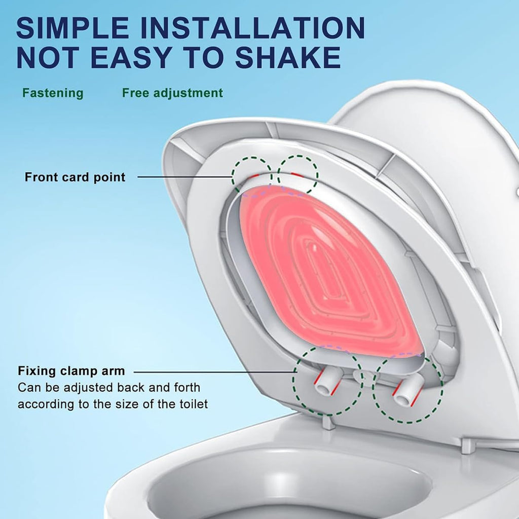 Cat Toilet Trainer Kit, Universal Cat Toilet Training Systems, Pink