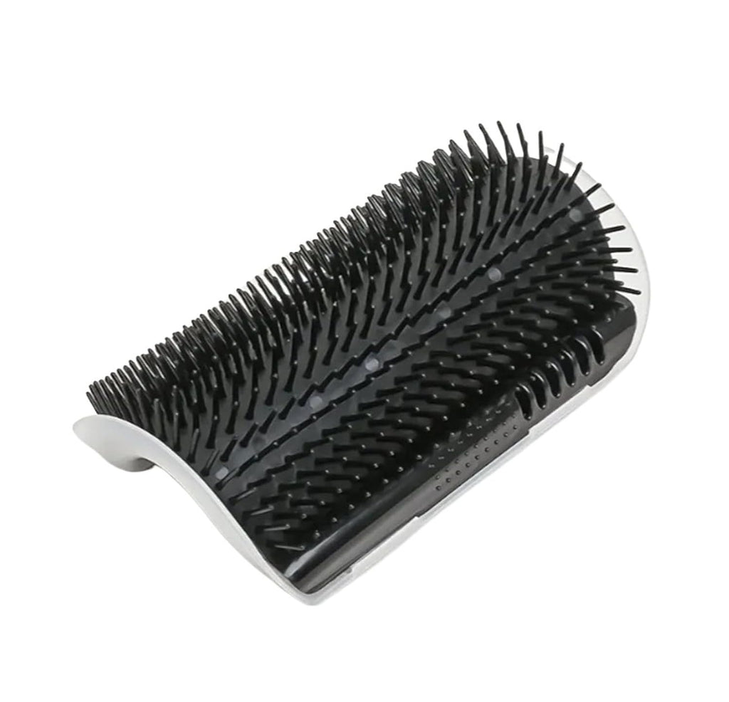Cat Massage Tool Self-Cleaning Grooming Brush for Cats - Hair Removal(Gray,Large)