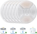 Wonder Creature Round Cat Water Fountain Filter Replacement 6 Pack