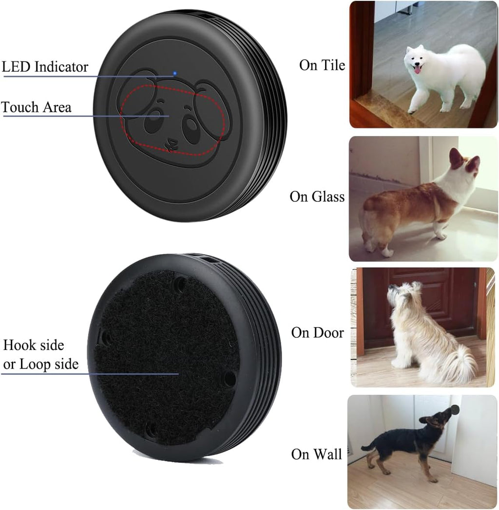 Dog Door Bell, Wireless Doggie Doorbells for Potty Training, Door Bell for Dogs to Go Outside, Dog Bells with 1 Receiver