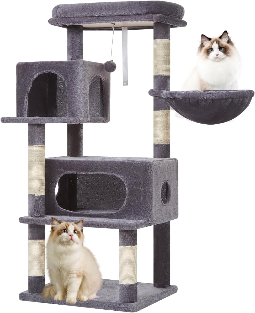 Taoqimiao Cat Tree, 38.5In Cat Tower for Indoor Cats, Suitable for Kittens