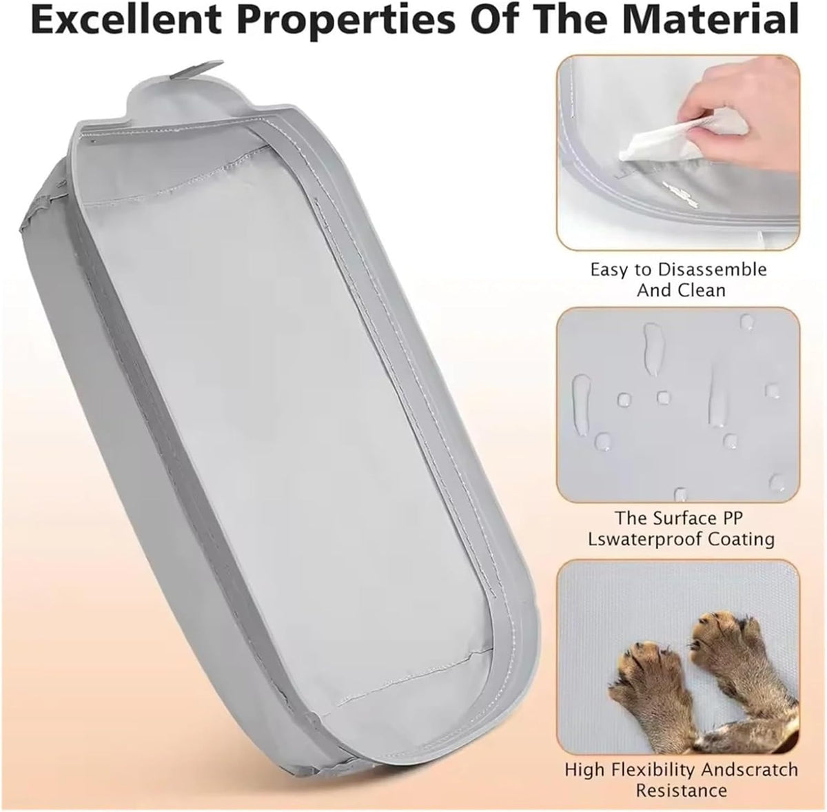 Removable Liner Pad, Compatible with Tuya, Cat Litter Box