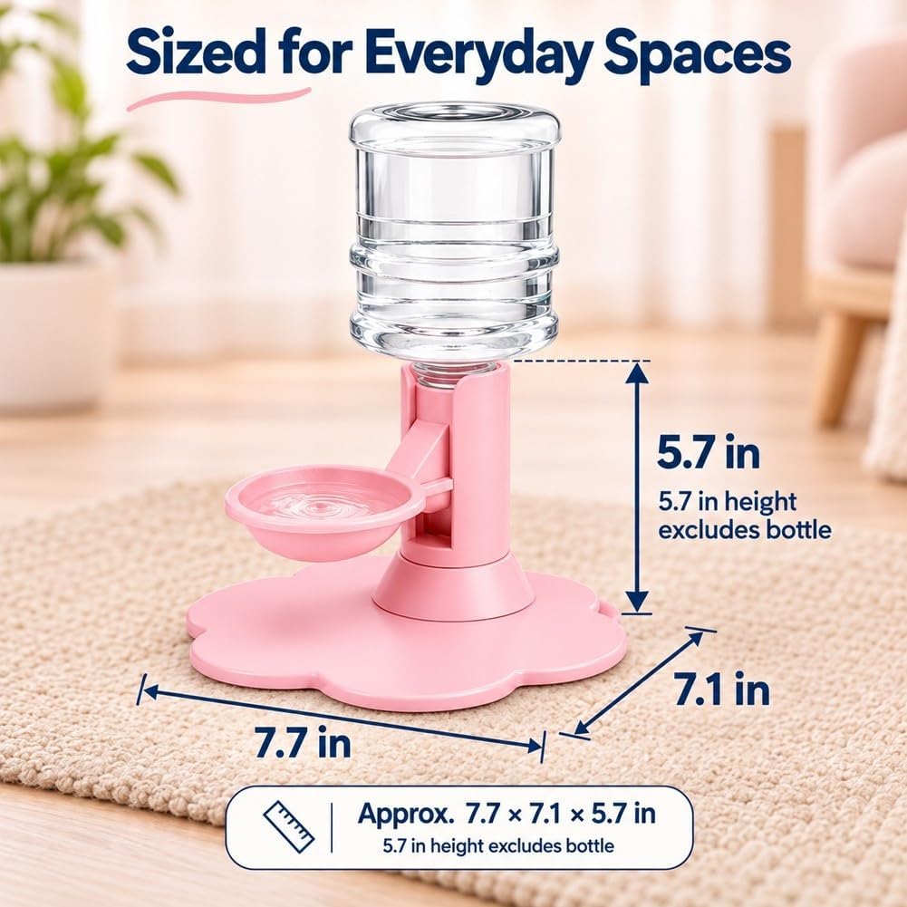 Automatic Pet Water Dispenser for Cats and Dogs Bowl Stand