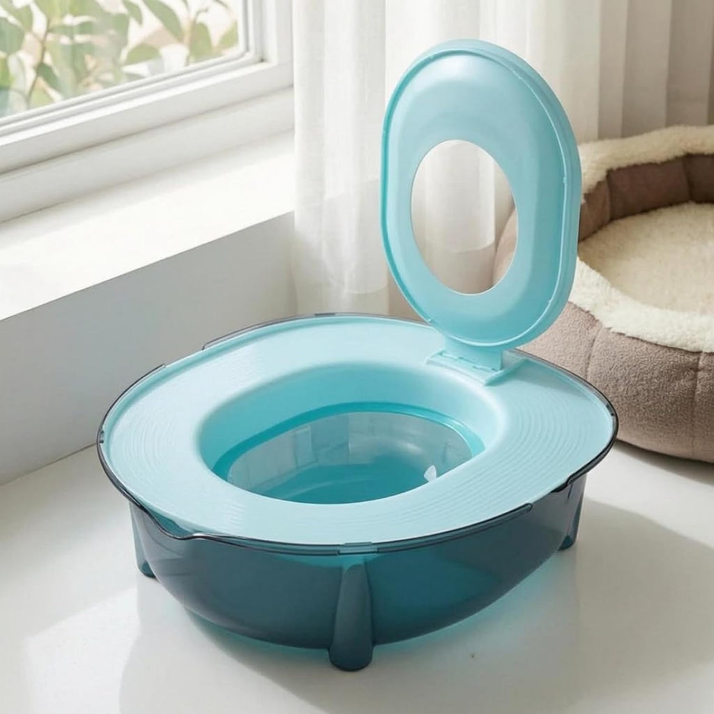 Anti- Feline Waste Tray, Blue