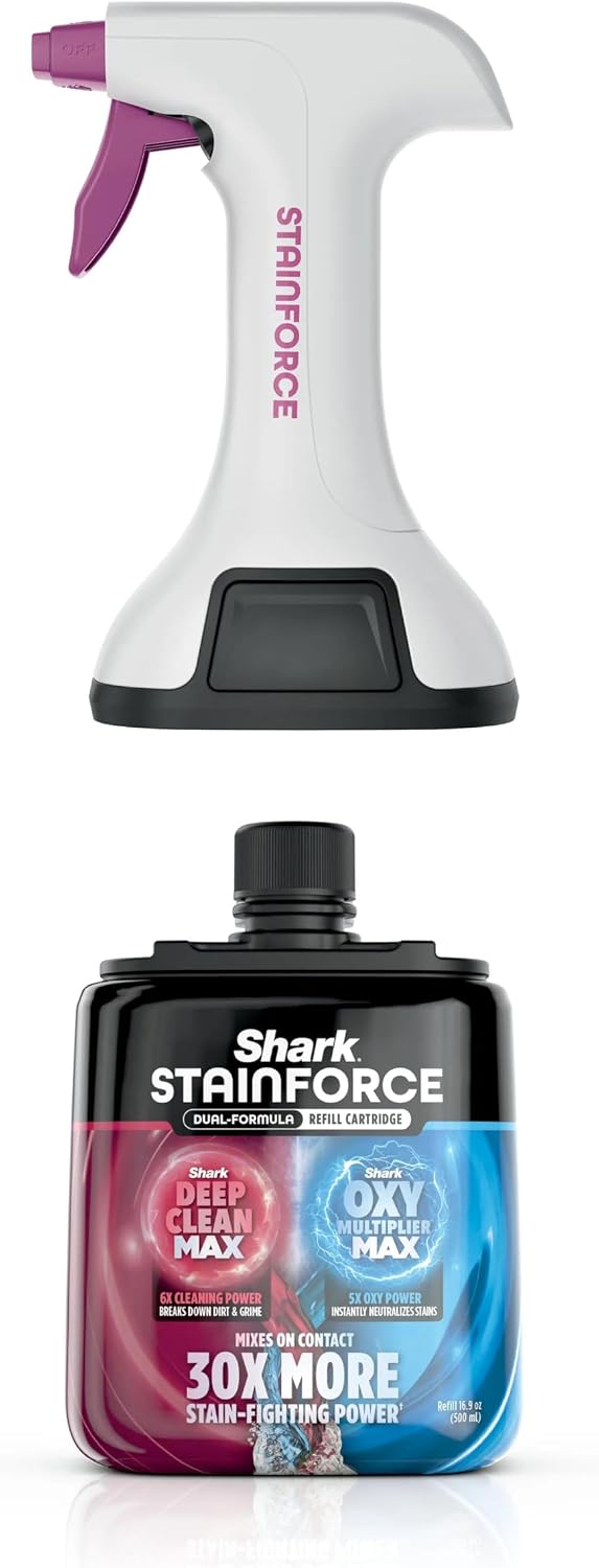 Shark StainForce Single Refill Cartridge, Stain & Odor Remover, HXCM500