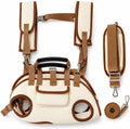 Portable Breathable Pet Carrier Sling with Padded Straps for Small Dogs