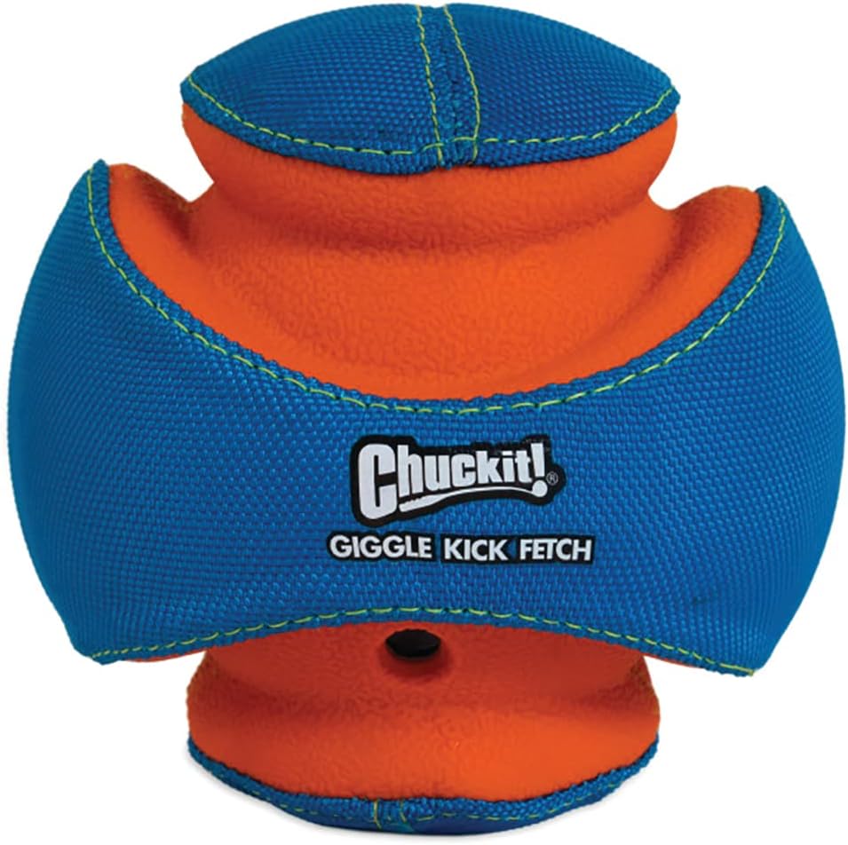 Chuckit! Kick Fetch Ball Dog Toy, Large, 8in, for Large Dogs, Floats