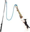 Flirt Pole for Dogs, Interactive Pole for Small Medium Large Dogs